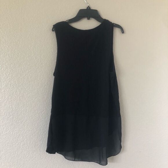 BLEU Floral Crystal Rhinestone Embellished Sleeveless Top M - Picture 6 of 7